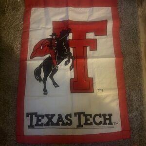 Texas Tech Red and Black Wall Banner